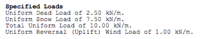 Specified Loads